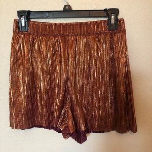 Divided Metallic Shorts size 6